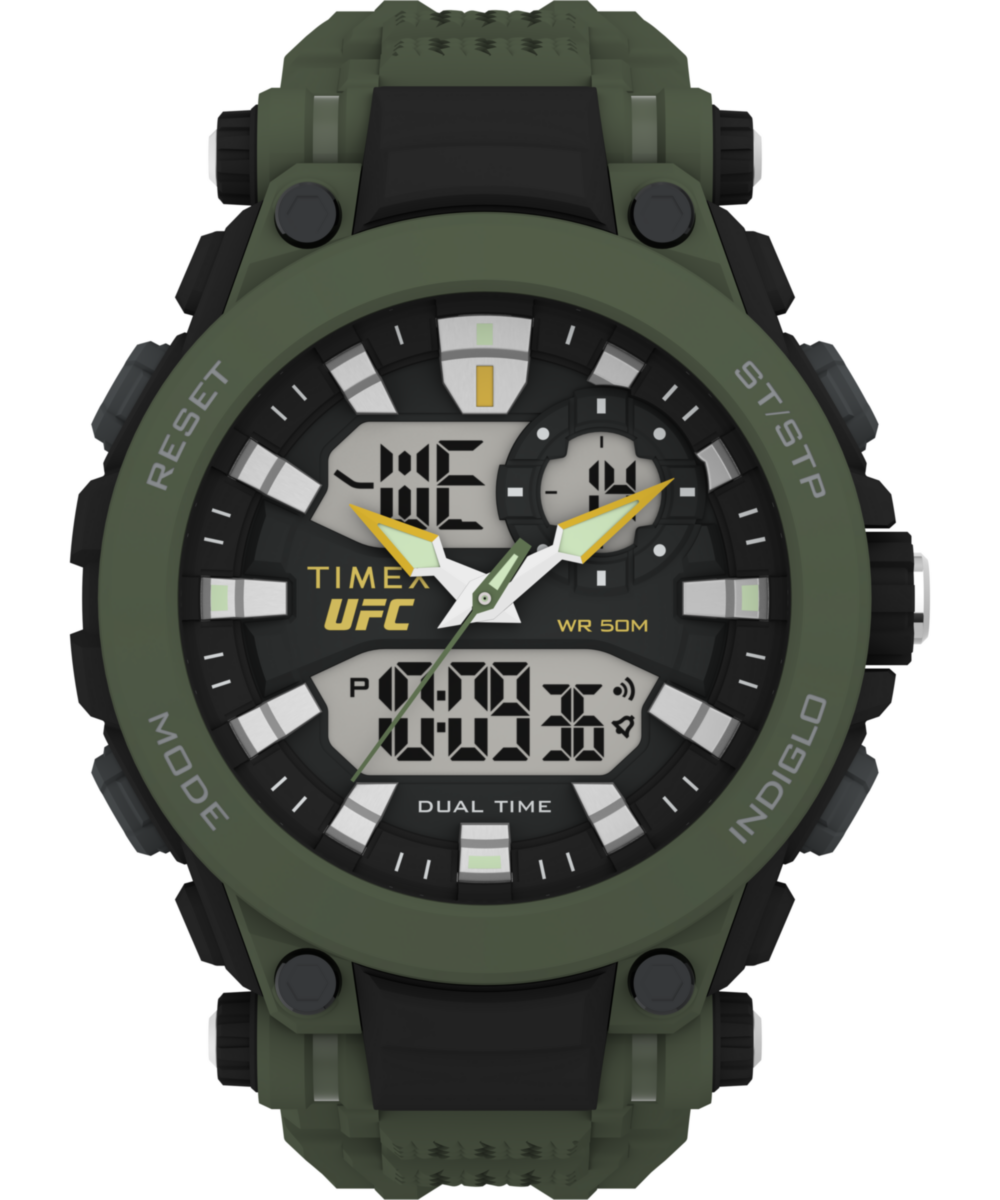 Timex UFC Strength Green Round Dial Quartz Analog Men Watch