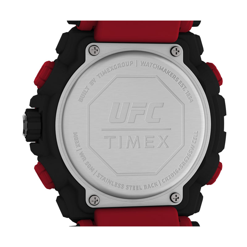 Timex UFC Strength Black Round Dial Quartz Analog Men Watch Watch Timex