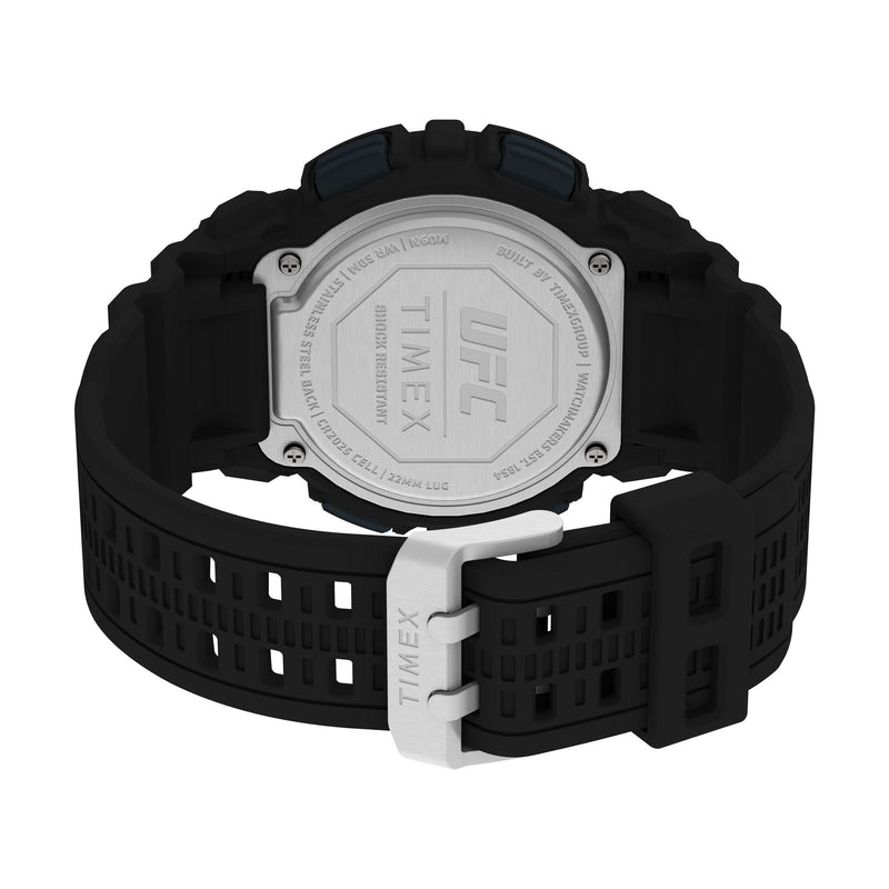 Timex UFC Round 21mm Black Dial Digital Men Watch - TW5M534000D Watch Timex
