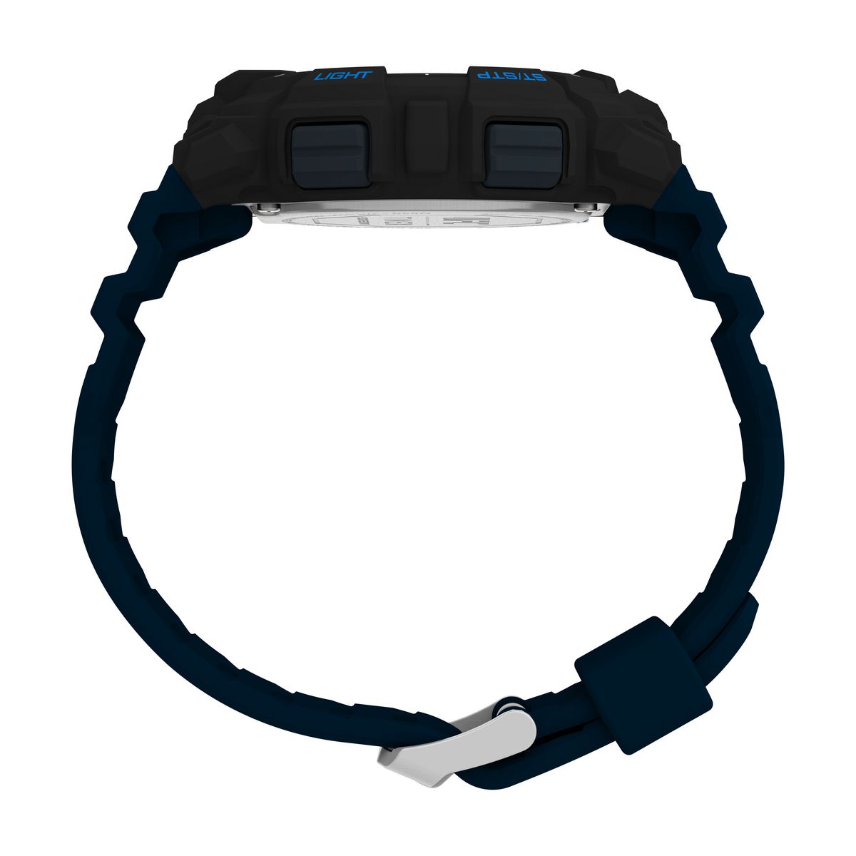 Timex UFC Strength Black Round Dial Digital Men Watch