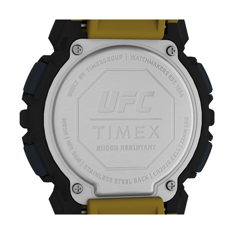 Timex UFC Round 21mm Black Dial Digital Men Watch - TW5M536000D Watch Timex