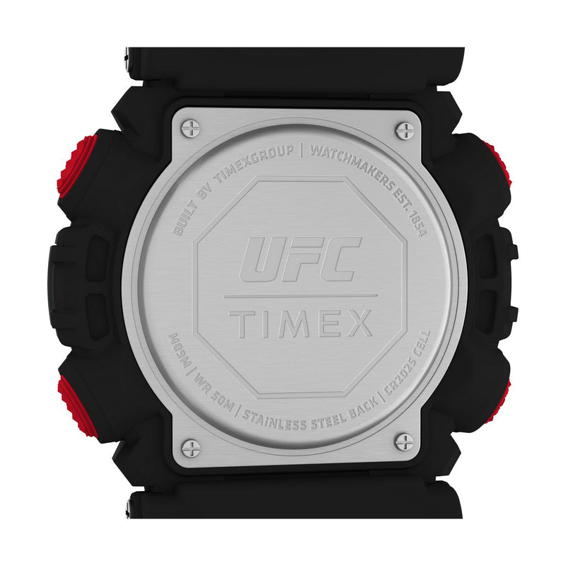 Timex UFC Round 21mm Black Dial Digital Men Watch - TW5M537000D Watch Timex