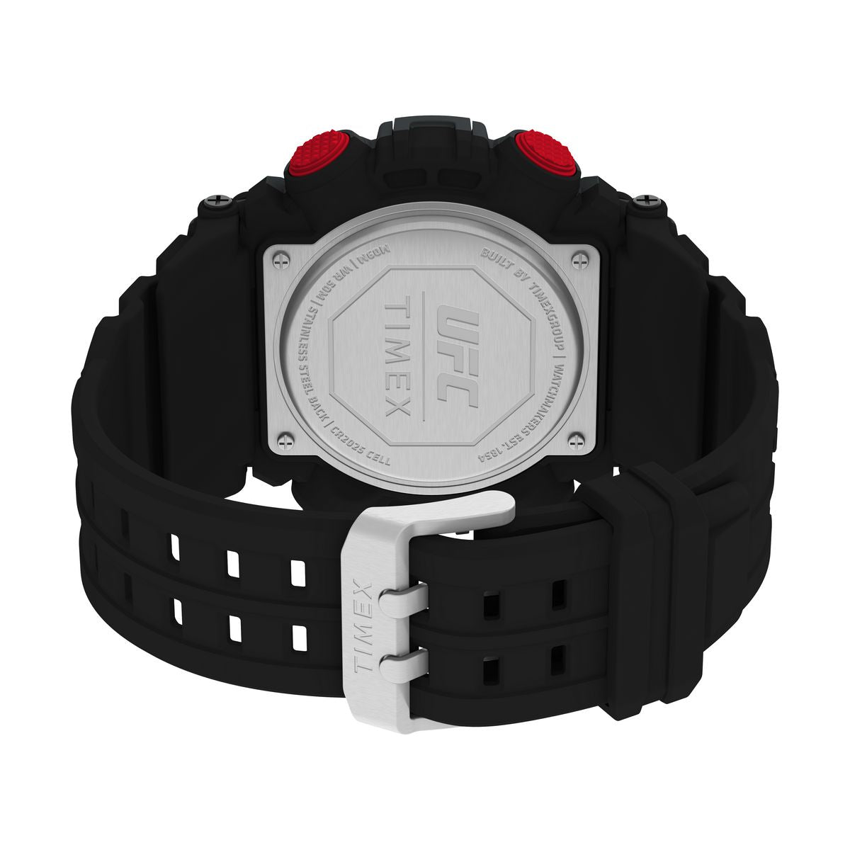 Timex UFC Round 21mm Black Dial Digital Men Watch - TW5M537000D