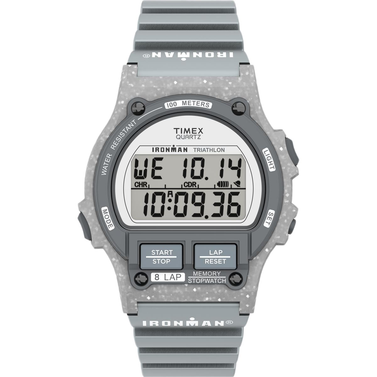 Timex Ironman Round 42mm Grey Dial Digital Men Watch - TW5M54500UJ