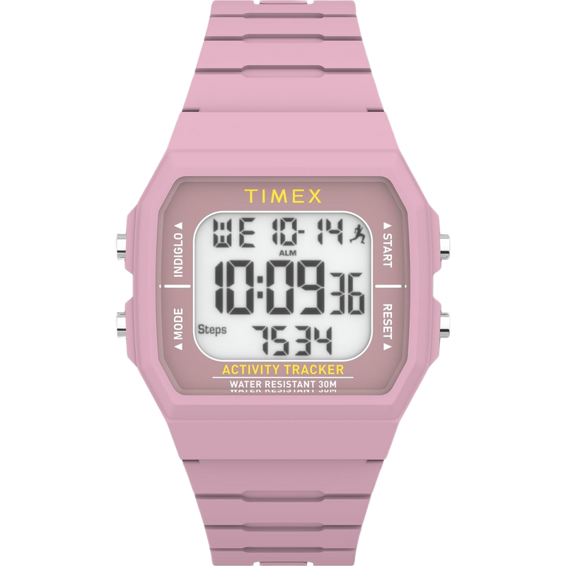 Timex Octogonal 40mm Grey Dial Digital Unisex Watch - TW5M55800JQ Watch Timex