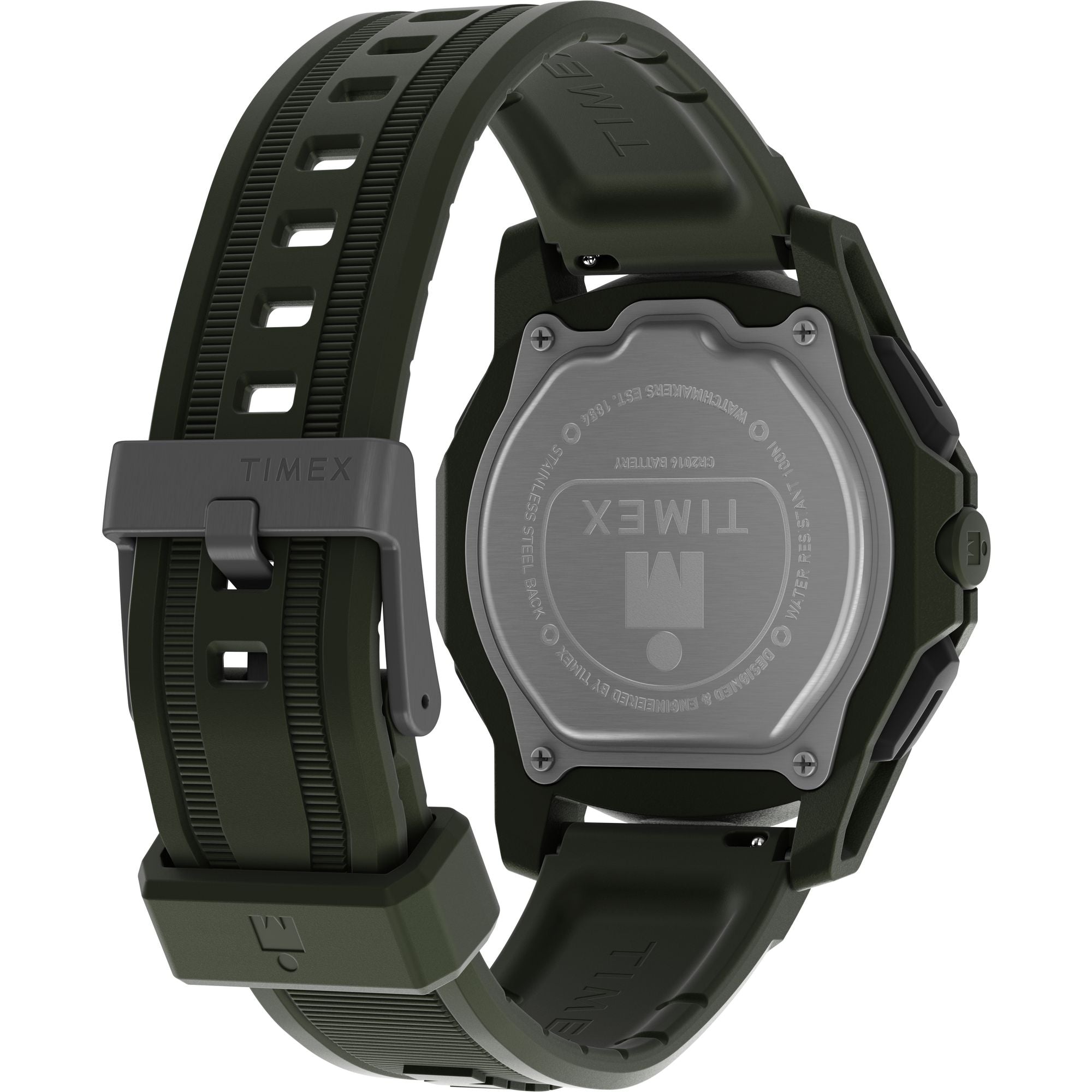 Timex Ironman Adrenaline Black Round Dial Quartz Digital Men Watch