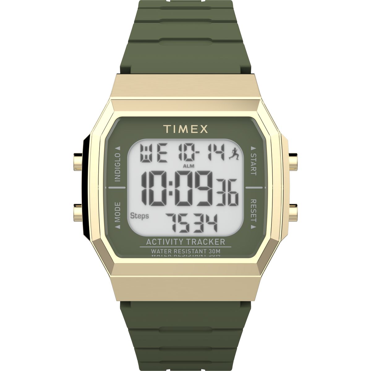 Timex Octogonal 40mm Grey Dial Digital Unisex Watch - TW5M60800JQ