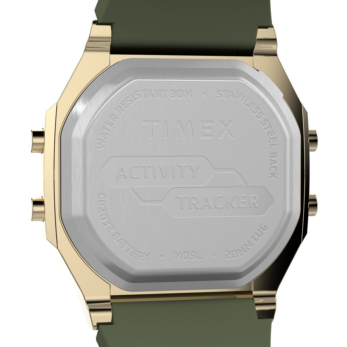 Timex Octogonal 40mm Grey Dial Digital Unisex Watch - TW5M60800JQ