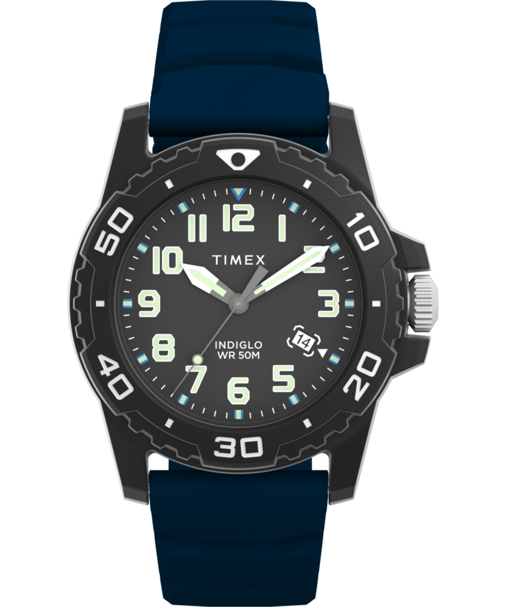 Timex Main Street Round 21mm Black Dial Analog Men Watch - TW5M61100JQ