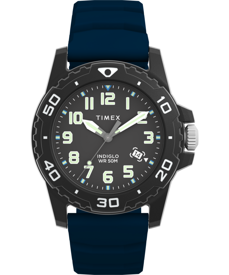 Timex Main Street Round 21mm Black Dial Analog Men Watch - TW5M61100JQ Watch Timex