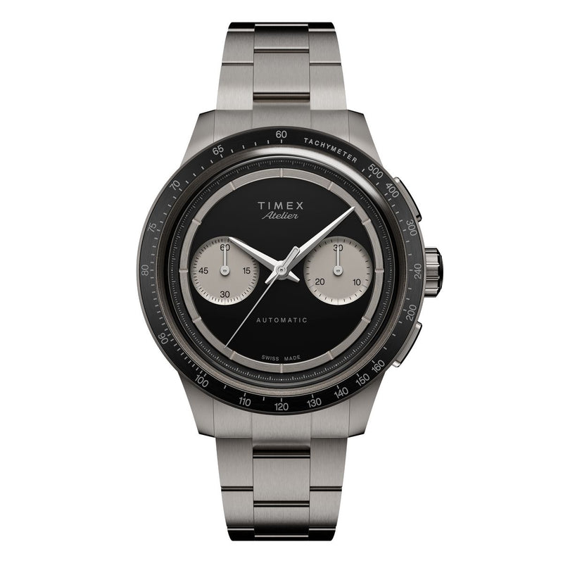 Timex Atelier Chronograph Automatic M1a Ti 42mm Swiss Made Titanium Bracelet - TW6A027004A Watch Timex