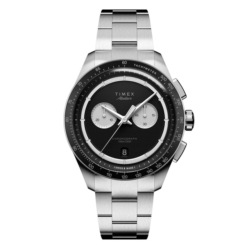 Timex Atelier Chronograph Quartz M1q 40mm Swiss Made Stainless Steel Bracelet - TW6A069004A Watch Timex