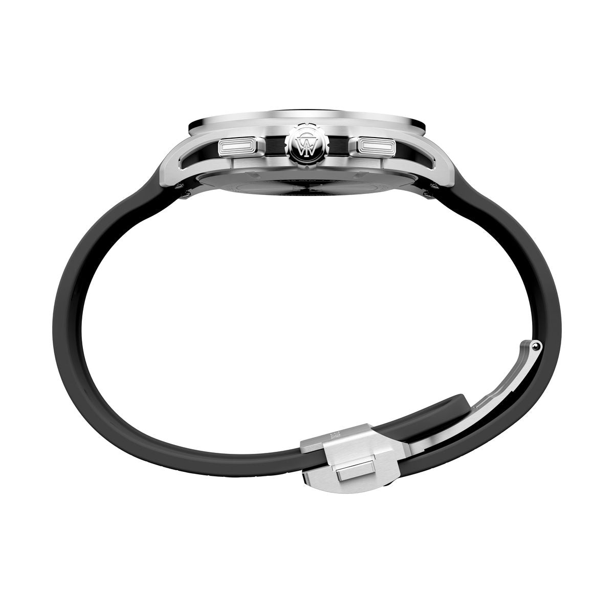 Timex Atelier Chronograph Quartz M1q 40mm Swiss Made NBR Synthetic Rubber Strap - TW6A070004A Watch Timex