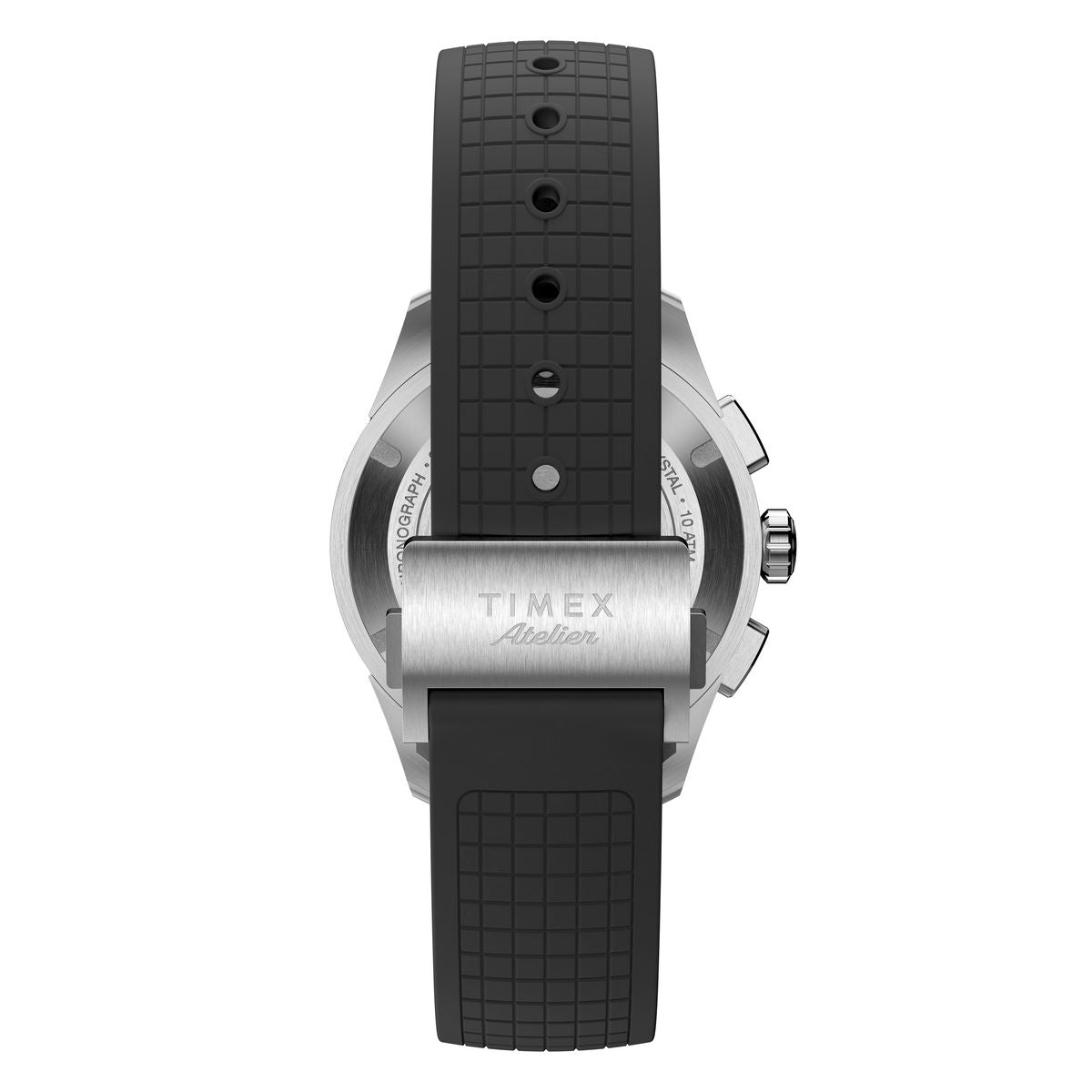 Timex Atelier Chronograph Quartz M1q 40mm Swiss Made NBR Synthetic Rubber Strap - TW6A070004A Watch Timex