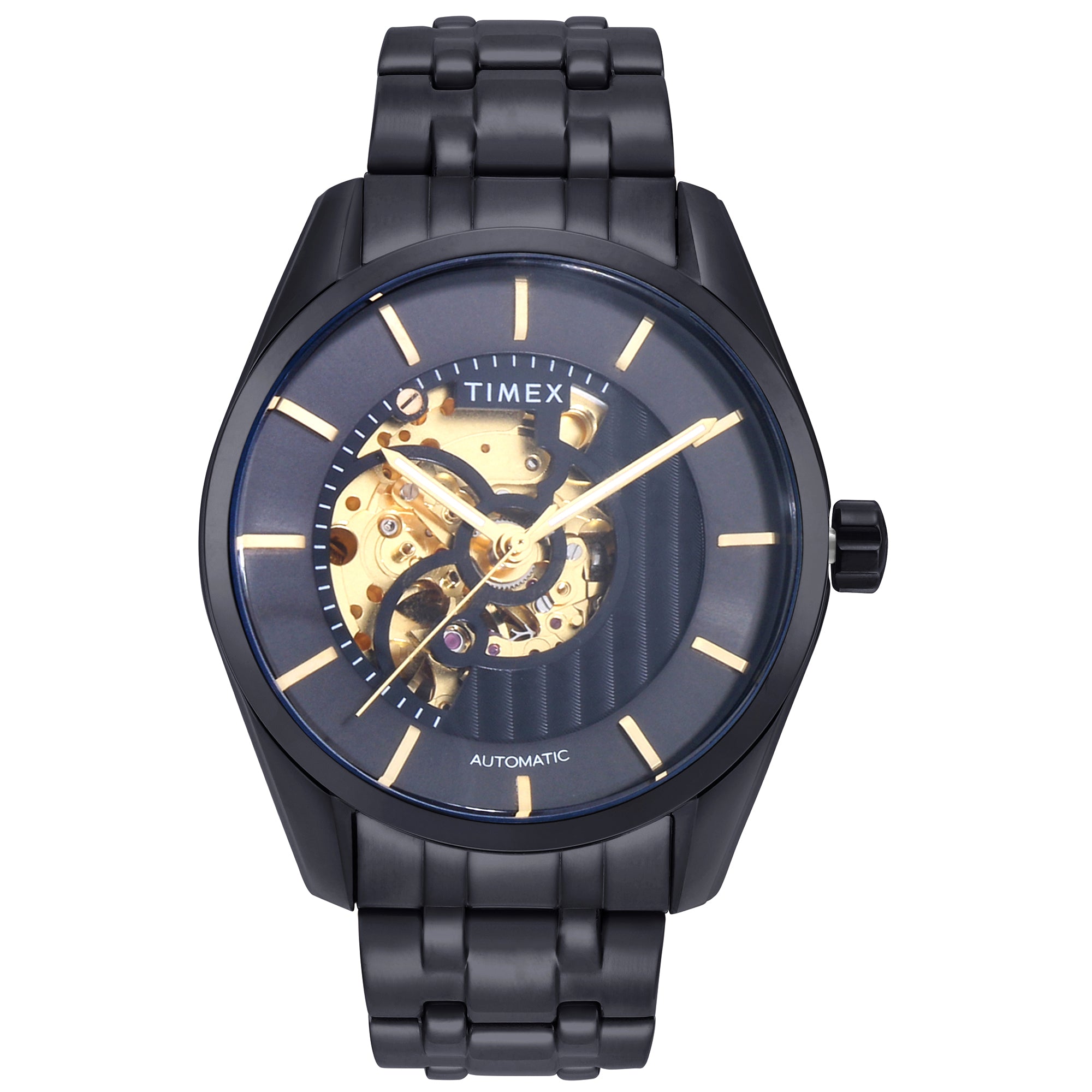 Timex E Class TWEG17505 Black Men 44 mm Round Watch