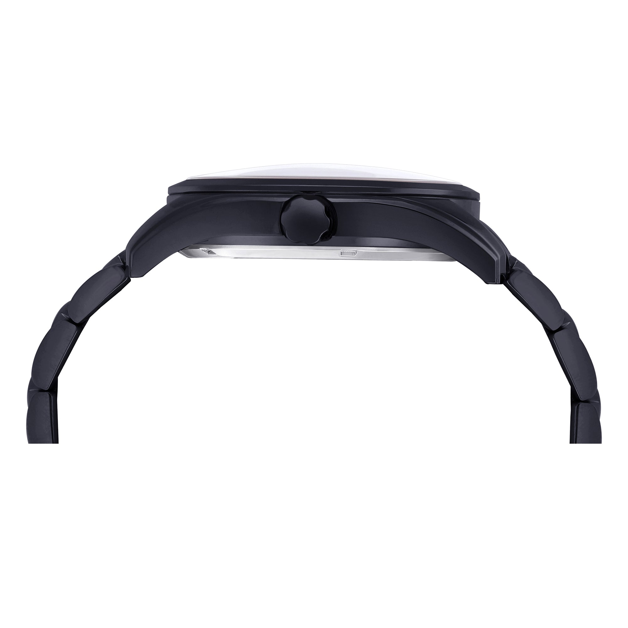 Timex E Class Black Round Dial Quartz Analog Men Watch