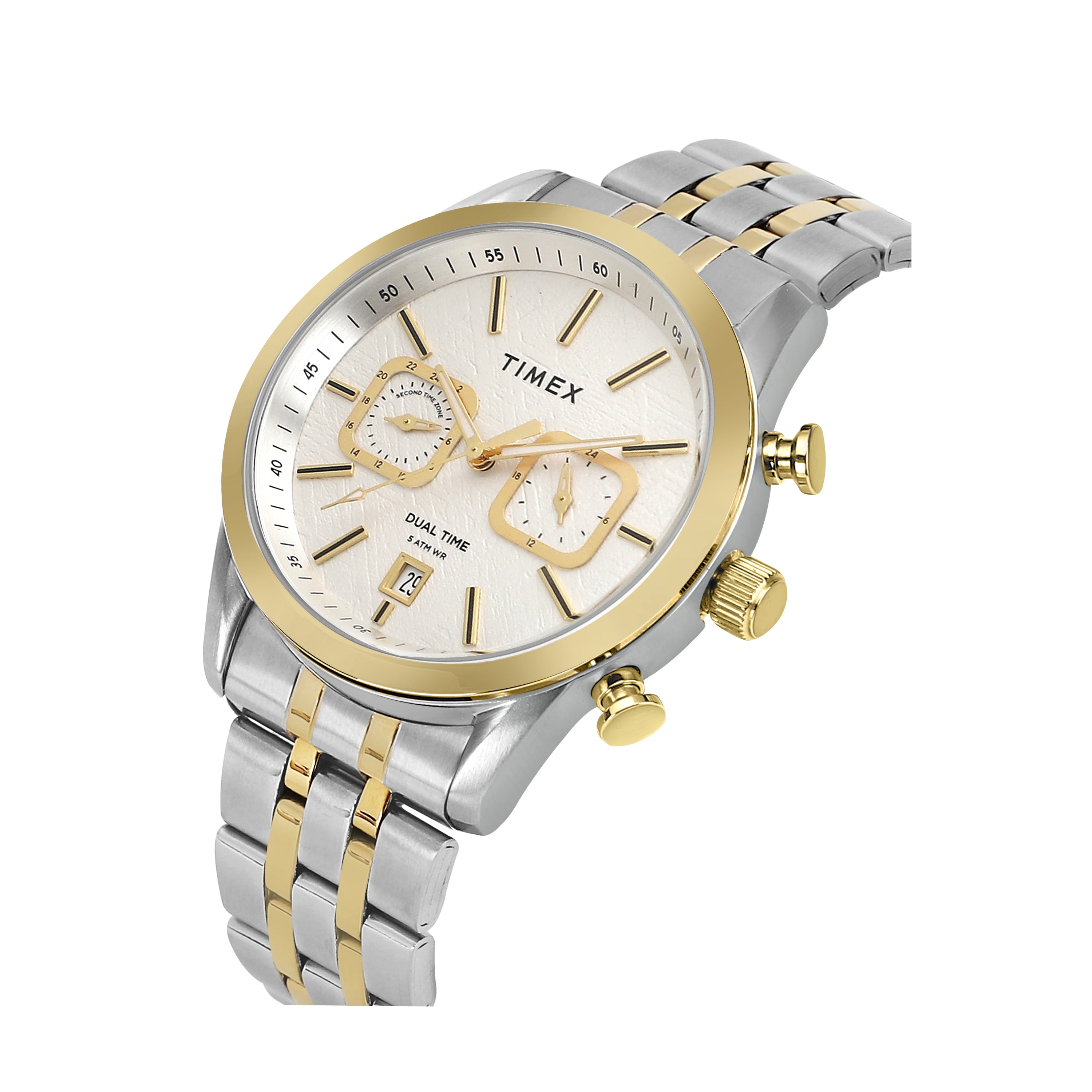 Timex Round 21mm Silver Dial Analog Men Watch - TWEG17609