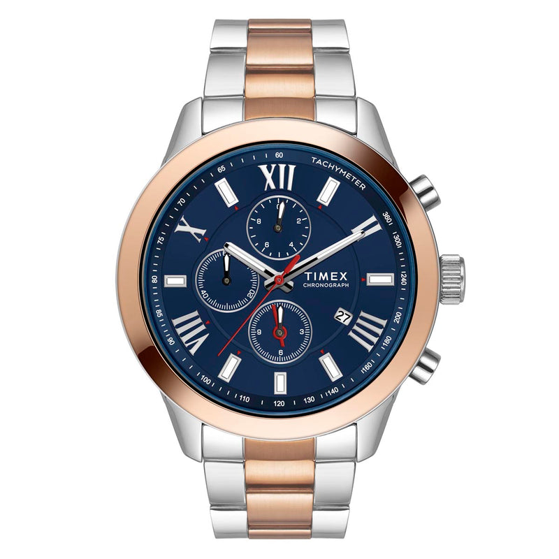 Timex Trendline Round 21mm Blue Dial Analog Men Watch - TWEG18516 Watch Timex