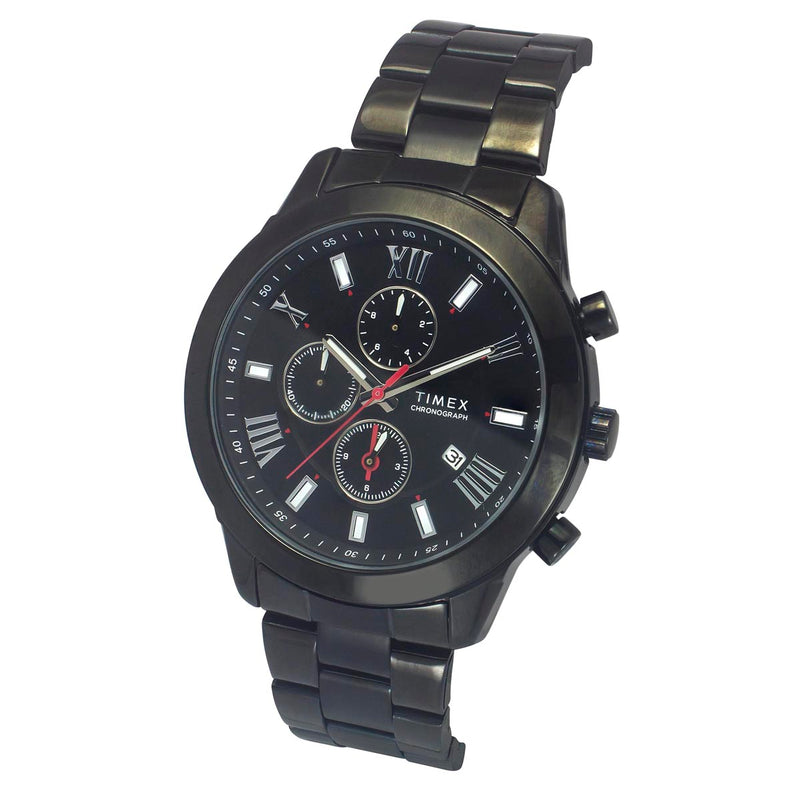 Timex Trendline Round 45mm Black Dial Analog Men Watch - TWEG18518 Watch Timex
