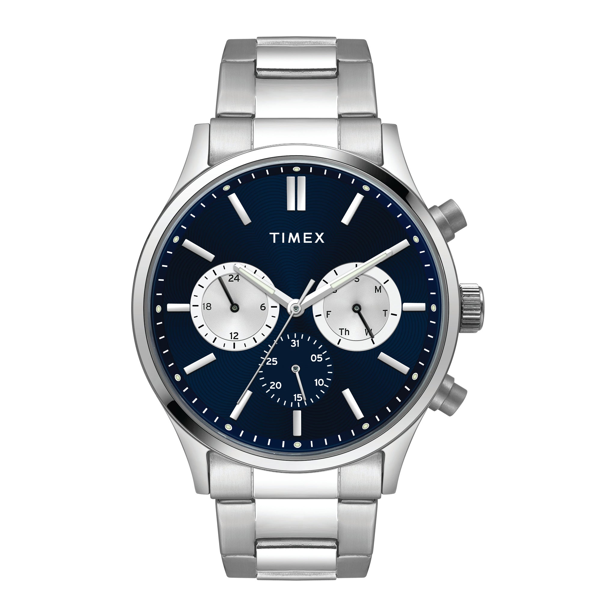 Timex Round 21mm Blue Dial Analog Men Watch - TWEG19603