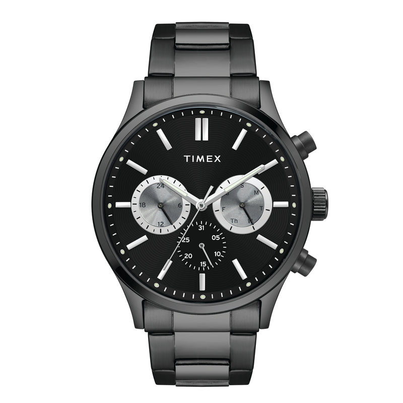 Timex Round 21mm Black Dial Analog Men Watch - TWEG19605 Watch Timex