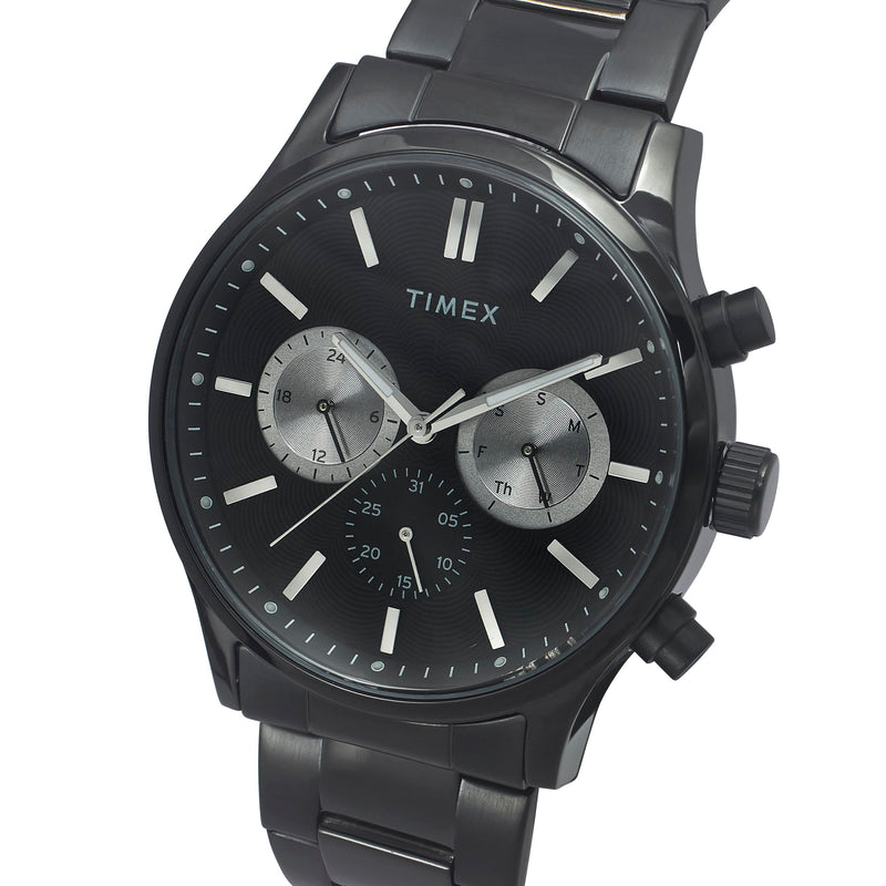 Timex Round 21mm Black Dial Analog Men Watch - TWEG19605 Watch Timex