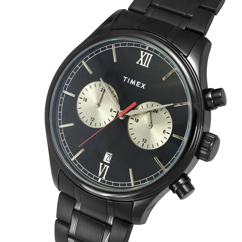 Timex Round 21mm Black Dial Analog Men Watch - TWEG19809 Watch Timex