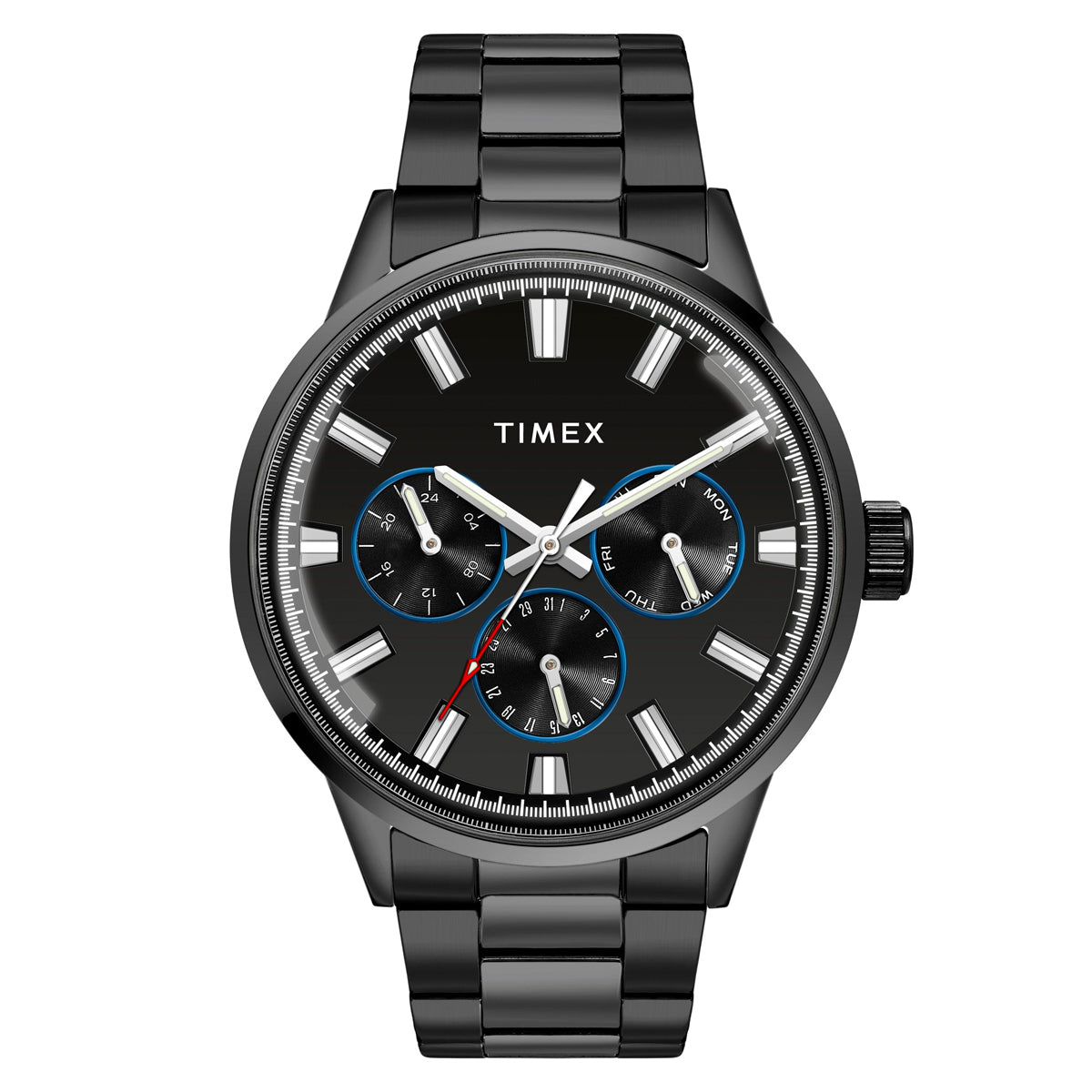 Timex Trendline Round 21mm Black Dial Analog Men Watch - TWEG19911 Watch Timex