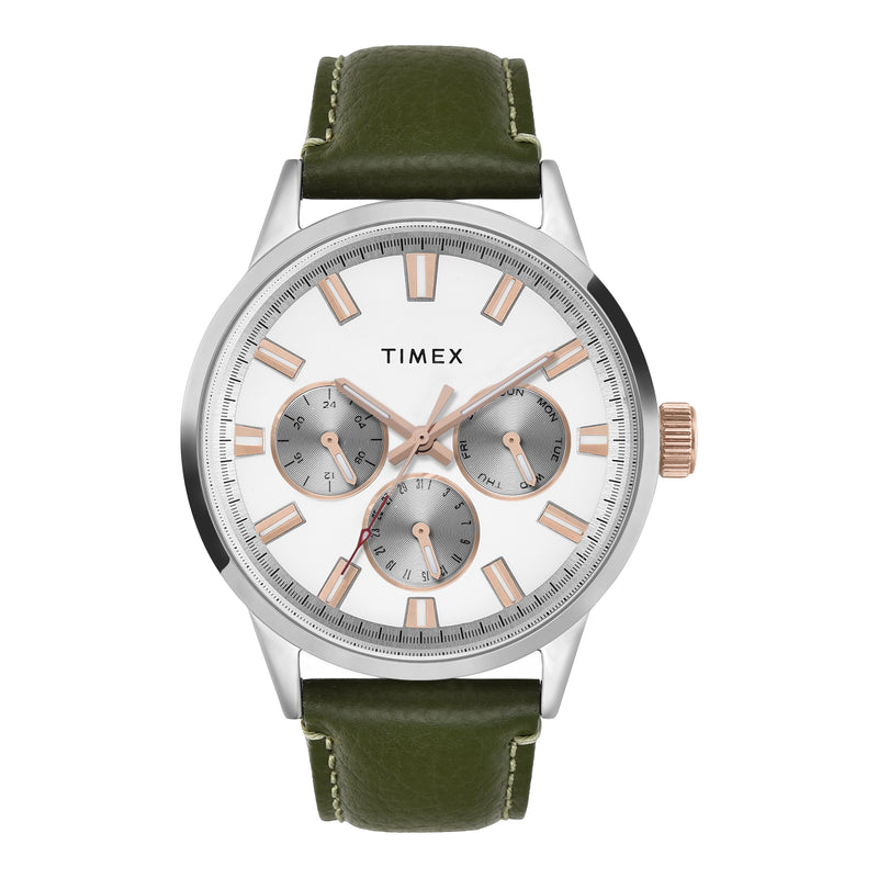 Timex Round 44mm White Dial Analog Men Watch - TWEG19926 Watch Timex