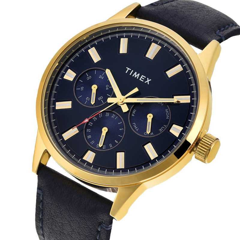Timex Round 21mm Blue Dial Analog Men Watch - TWEG19928 Watch Timex