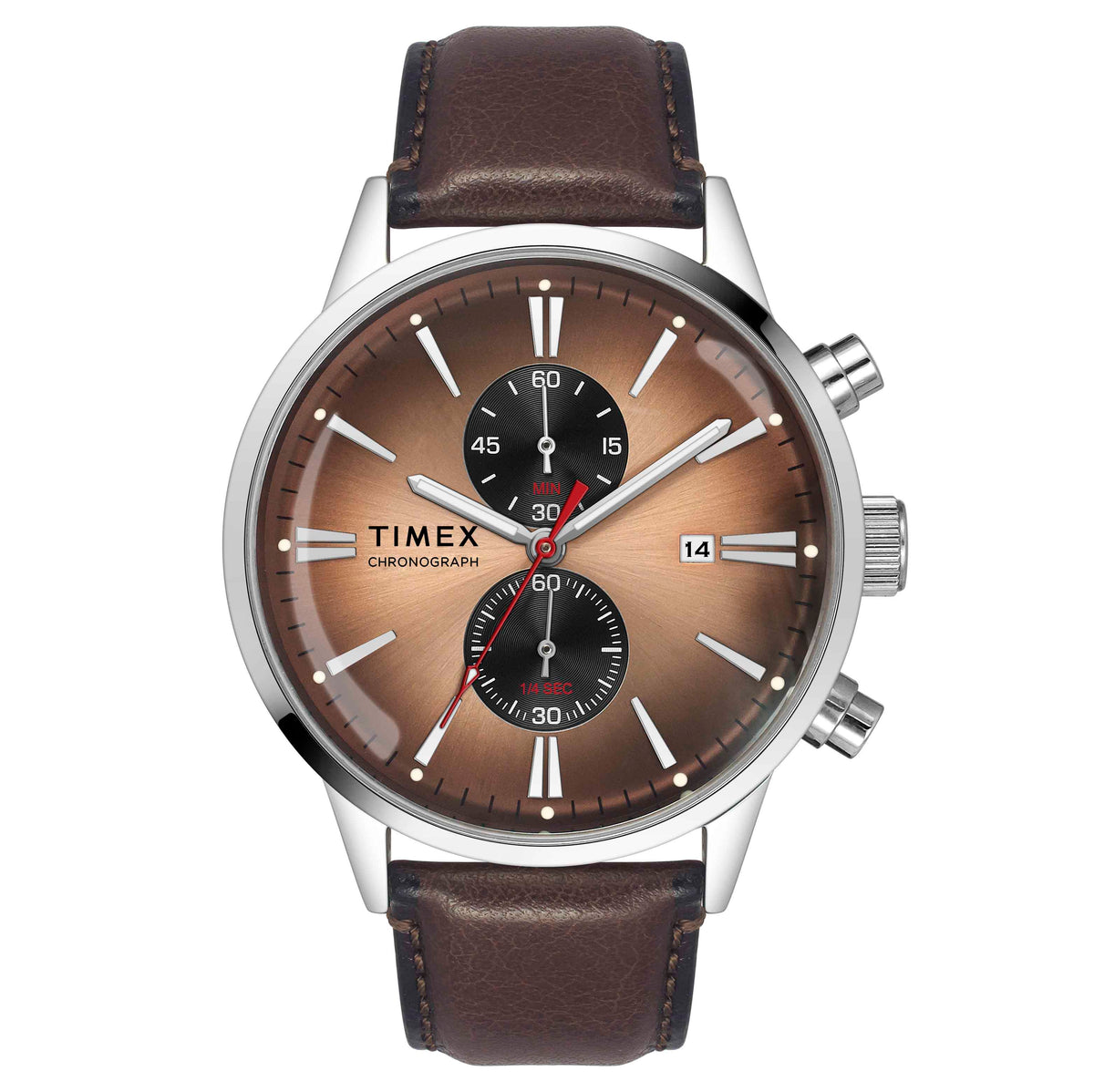 Timex Trendline Round 21mm Salmon Dial Analog Men Watch - TWEG19930