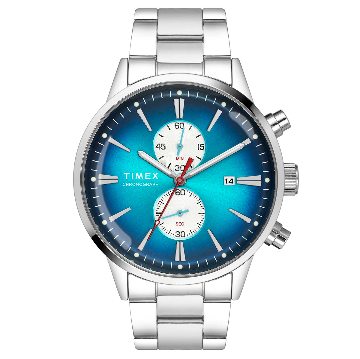 Timex Trendline Round 21mm Teal Dial Analog Men Watch - TWEG19931 Watch Timex