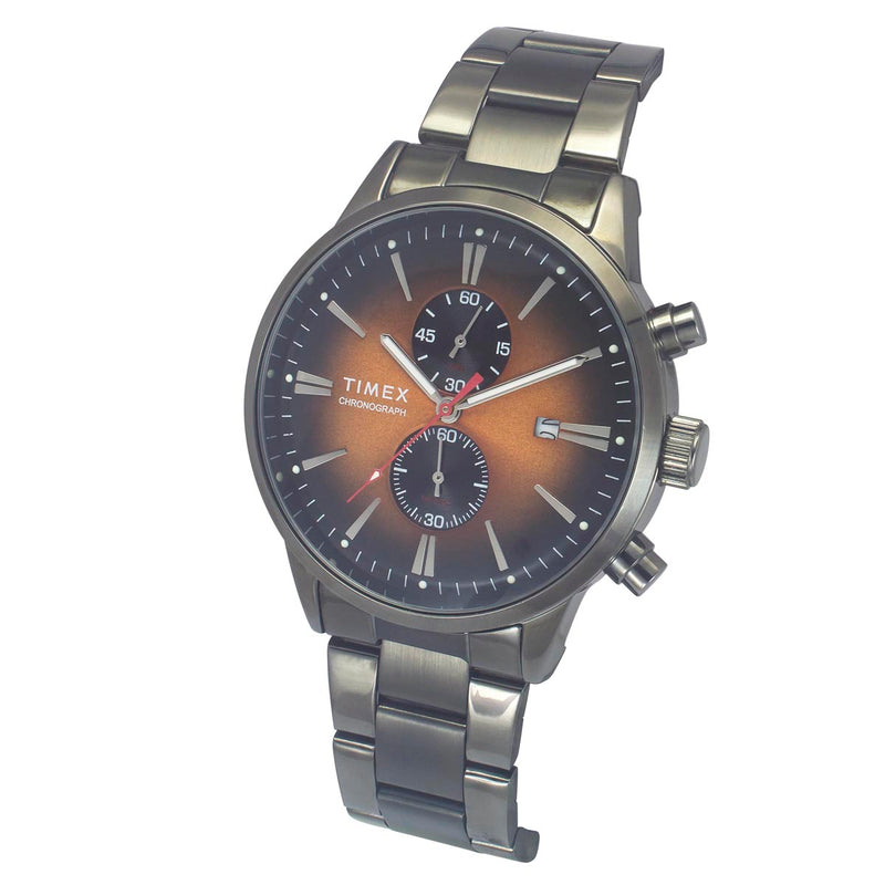 Timex Trendline Round 21mm Orange Dial Analog Men Watch - TWEG19932 Watch Timex