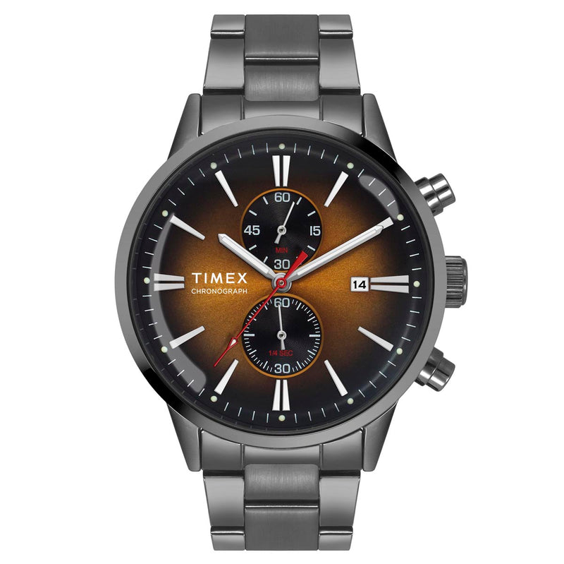 Timex Trendline Round 21mm Orange Dial Analog Men Watch - TWEG19932 Watch Timex