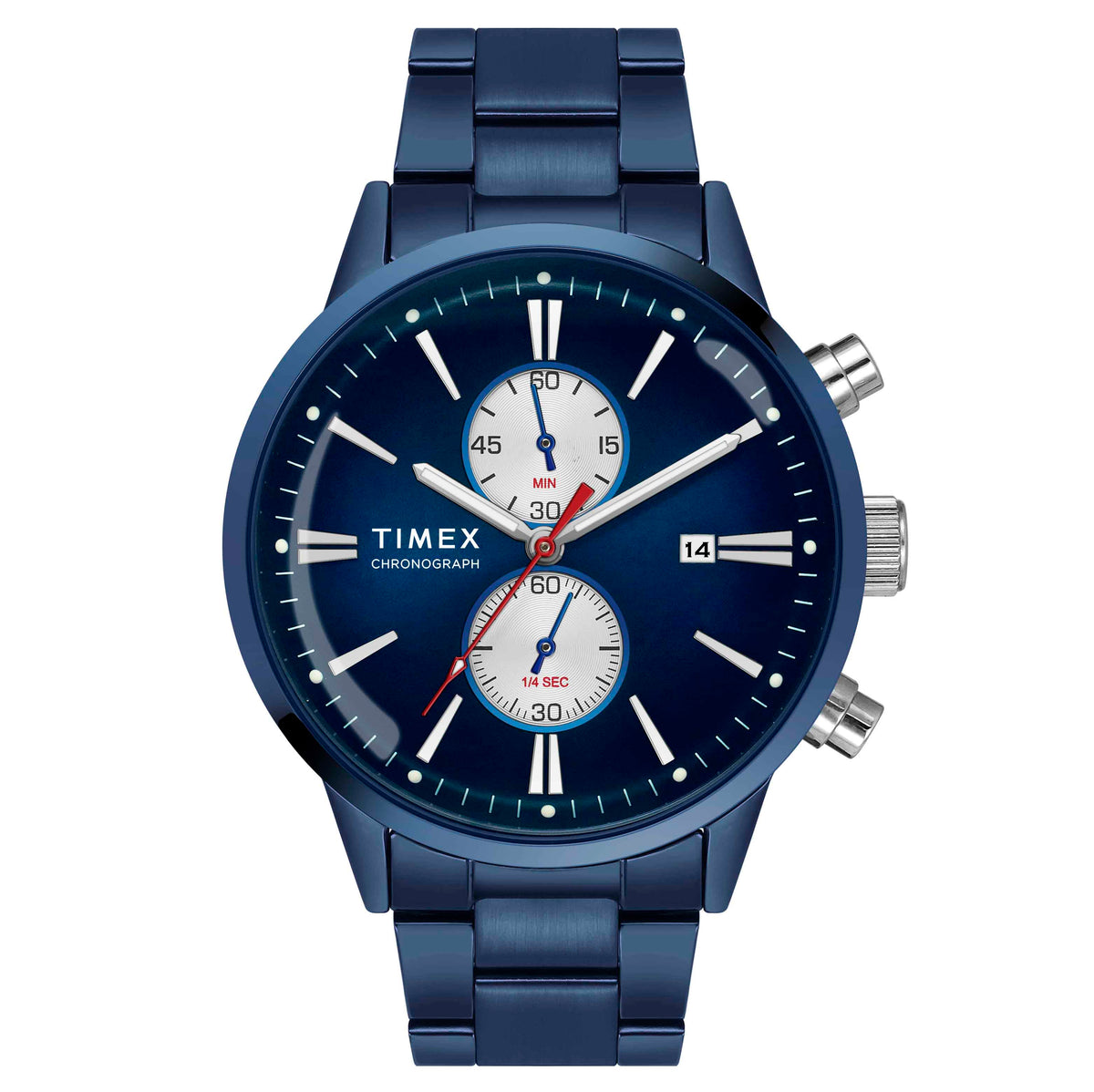 Timex Trendline Round 21mm Blue Dial Analog Men Watch - TWEG19934
