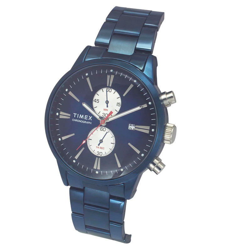 Timex Trendline Round 21mm Blue Dial Analog Men Watch - TWEG19934 Watch Timex