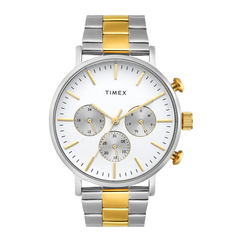 Timex Round 21mm Silver Dial Analog Men Watch - TWEG20026 Watch Timex