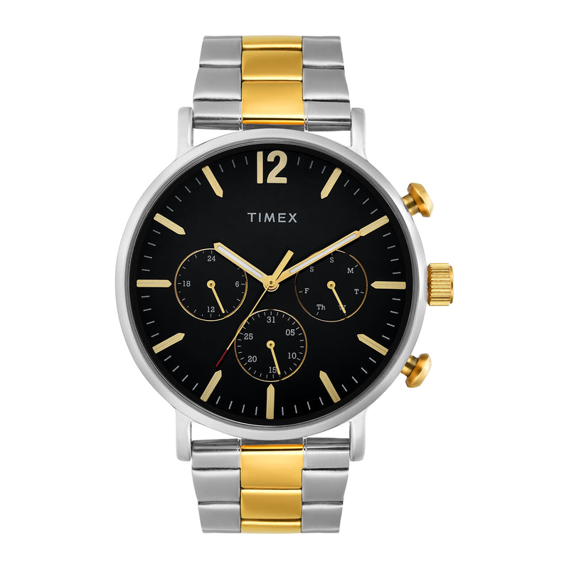 Timex Round 21mm Black Dial Analog Men Watch - TWEG20027 Watch Timex
