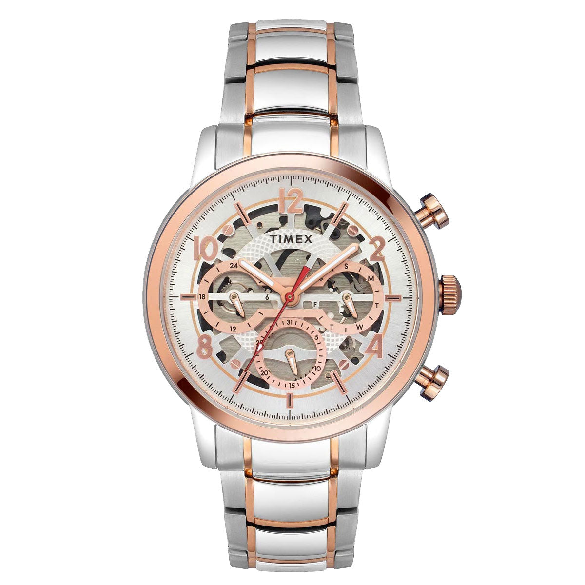 Timex Silver Round Dial Quartz Analog Men Watch TWEG20205 At JUST WATCHES