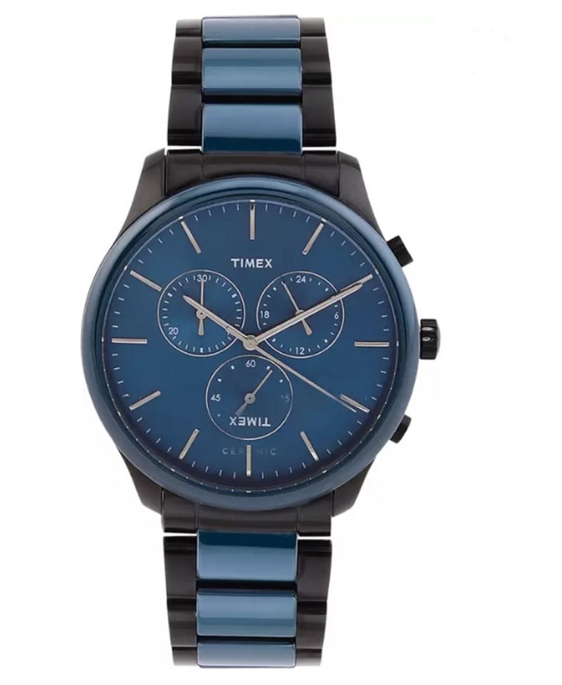 Timex Round 21mm Blue Dial Analog Men Watch - TWEG21703 Watch Timex