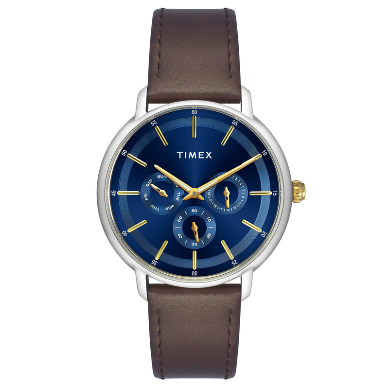Timex Round 21mm Blue Dial Analog Men Watch - TWEG22001 Watch Timex