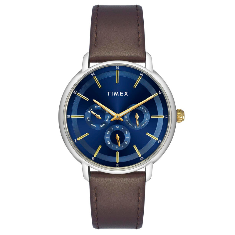 Timex Round 21mm Blue Dial Analog Men Watch - TWEG22001 Watch Timex