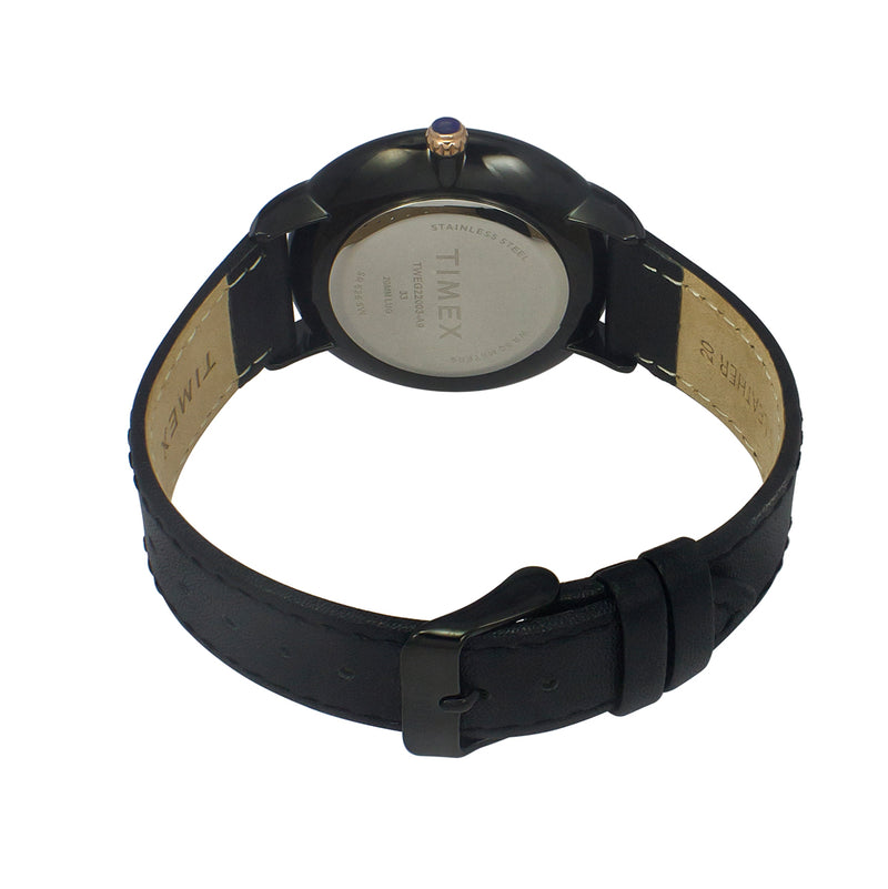 Timex Round 21mm Black Dial Analog Men Watch - TWEG22003 Watch Timex