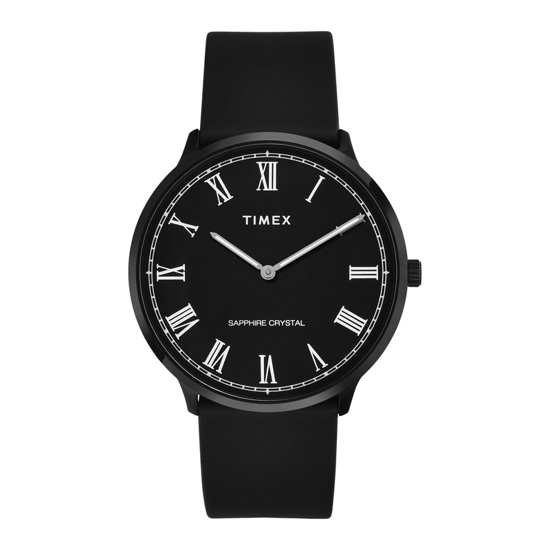 Timex Round 21mm Black Dial Analog Men Watch - TWEG22105 Watch Timex