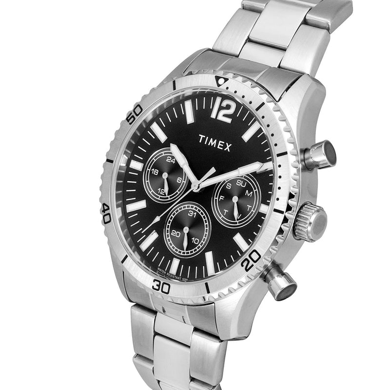 Timex Round 21mm Black Dial Analog Men Watch - TWEG22200 Watch Timex