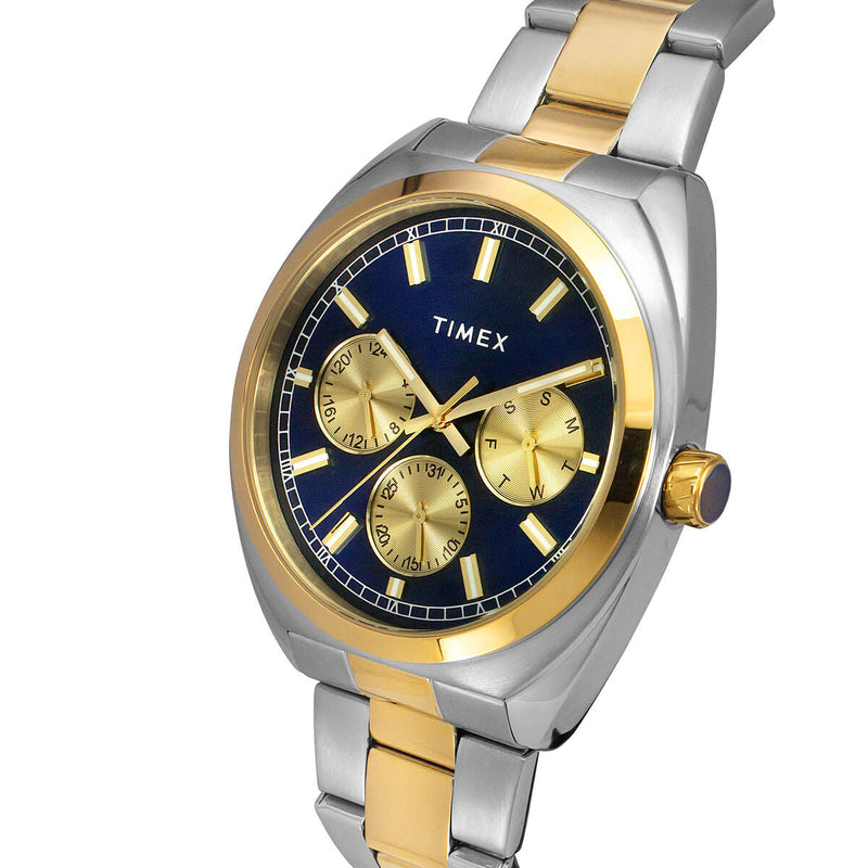 Timex Round 21mm Blue Dial Analog Men Watch - TWEG22301 Watch Timex