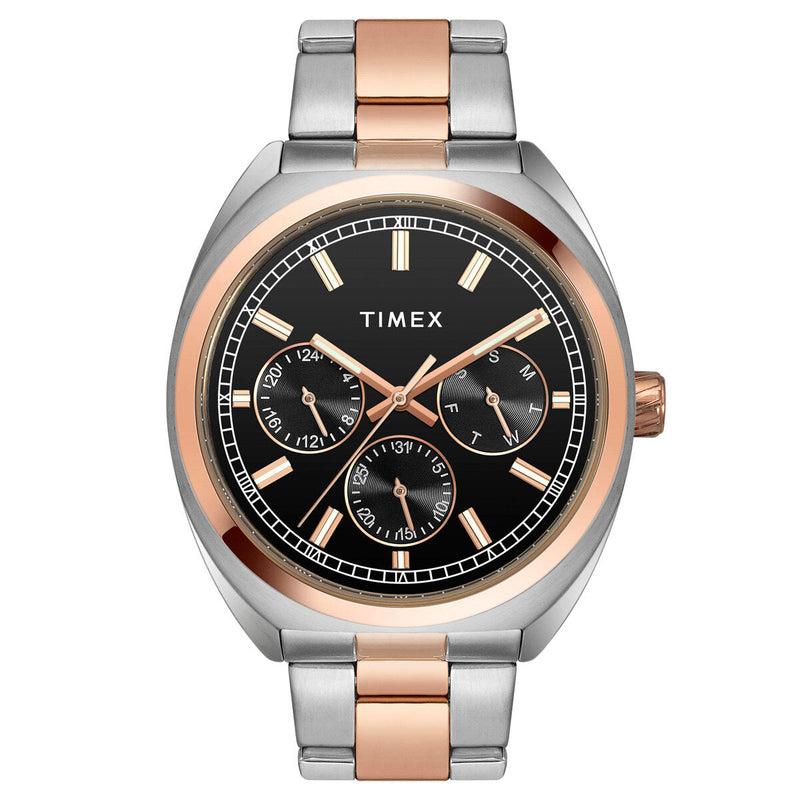 Timex Round 42mm Black Dial Analog Men Watch - TWEG22302 Watch Timex