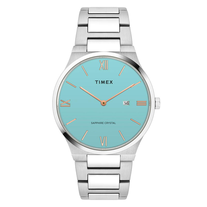 Timex Signio Round 21mm Blue Dial Analog Men Watch - TWEG23604 Watch Timex
