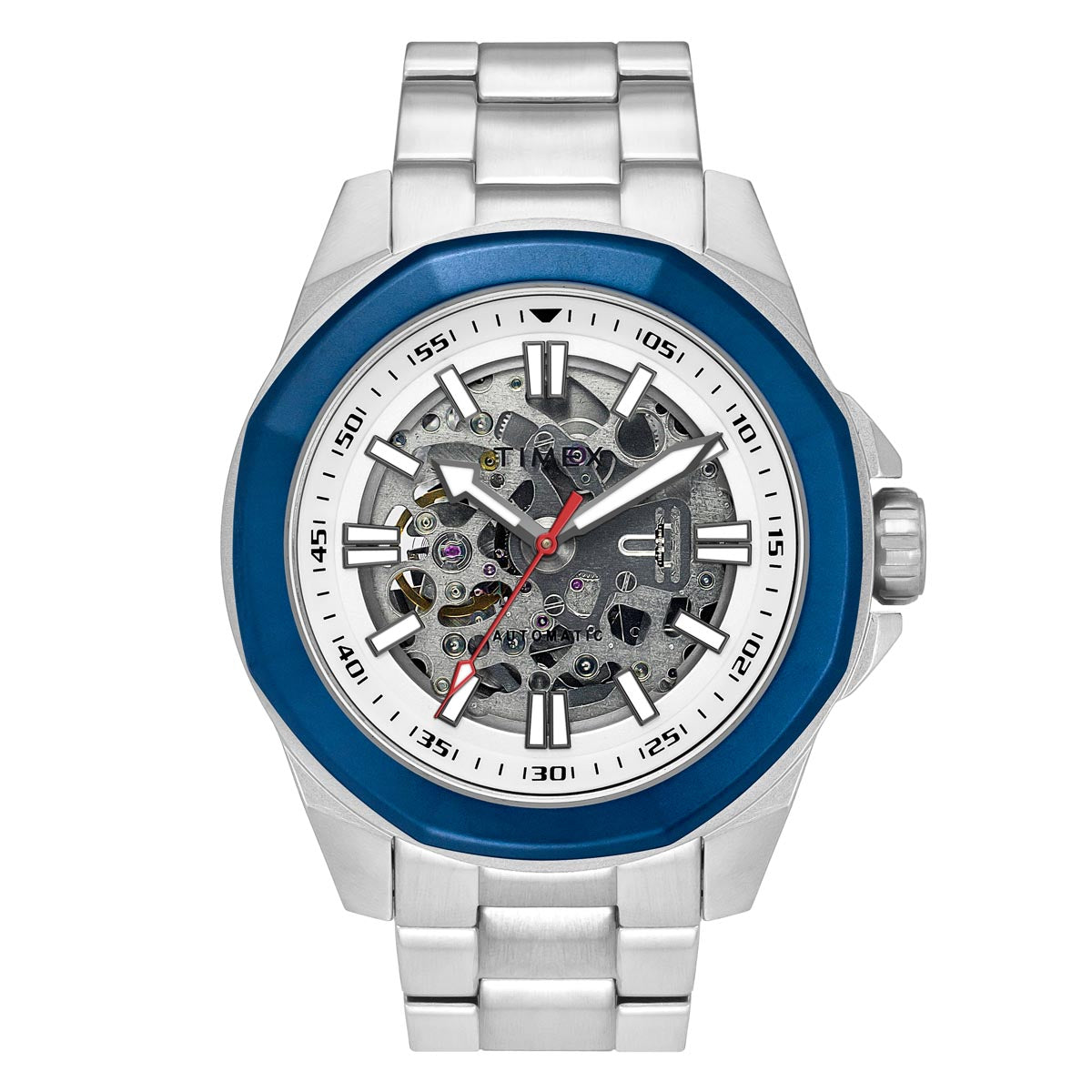 Timex Silver Round Dial Quartz Analog Men Watch TWEG24100 At