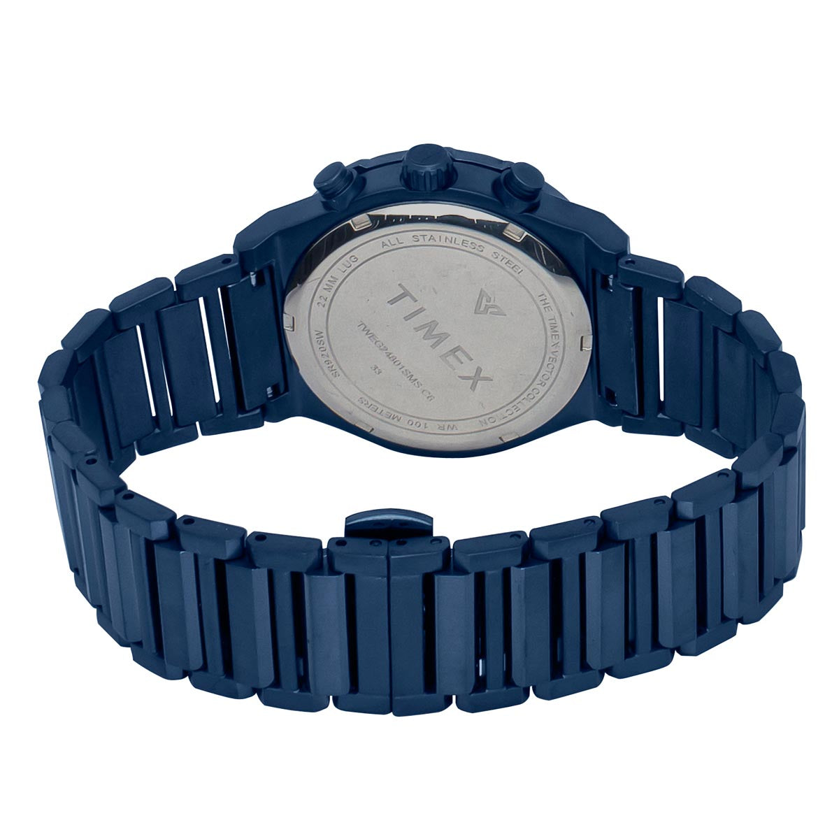 Timex Blue Round Dial Quartz Analog Men Watch